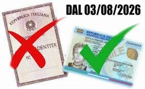 Carte di identità cartacee: valide fino al 03 agosto 2026